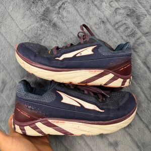 Altra Torin 4 Plush Womens Running Shoes Navy Blue Burgundy ALW1937K005 Size 7.5